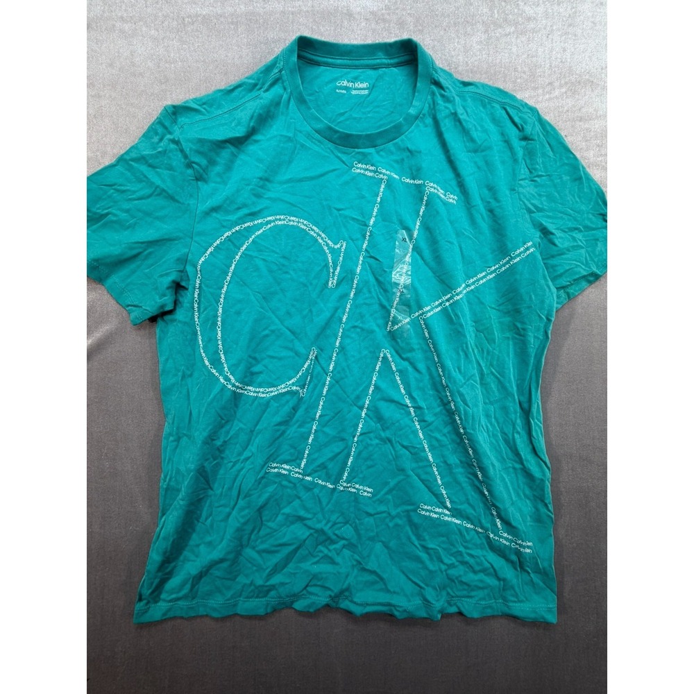 New without Tags Calvin Klein Men Shirt Teal Size XL